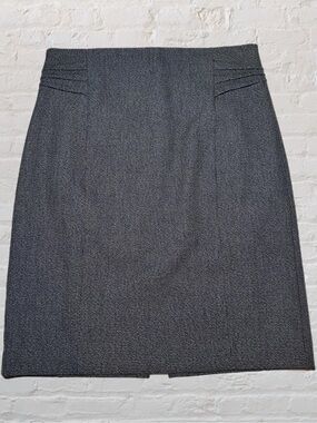 EXPRESS Dark Grey Tweed High Waisted Pencil Skirt Size Women’s 6